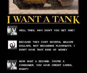 Want A Tank funny picture