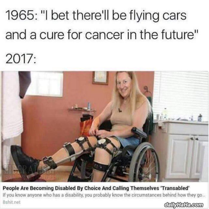 i bet there are flying cars in 2017 funny picture