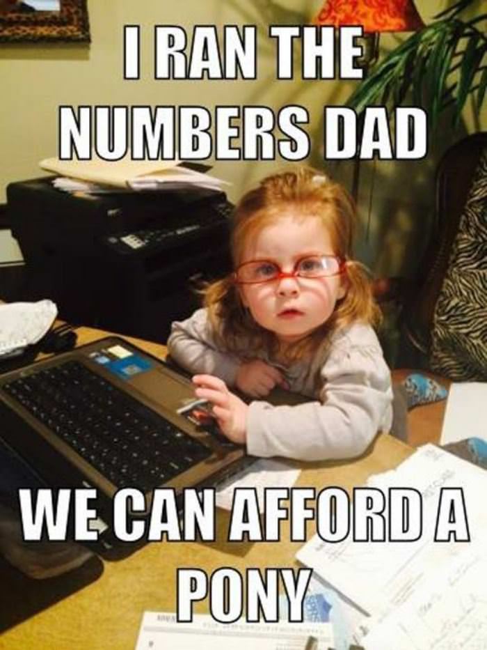i ran the numbers dad funny picture
