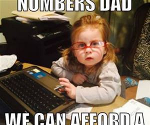 i ran the numbers dad funny picture