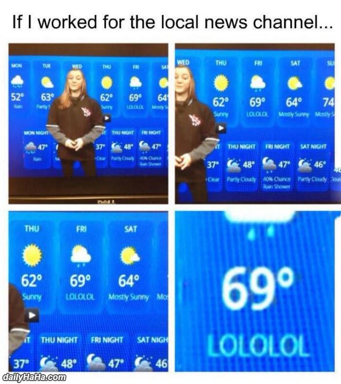 if i worked at local news funny picture