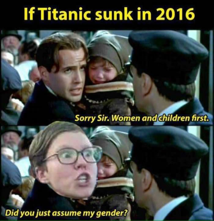 if the titanic sunk in 2016 funny picture