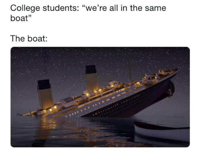 in the same boat
