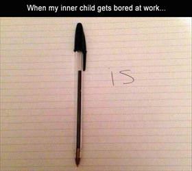 inner child is bored