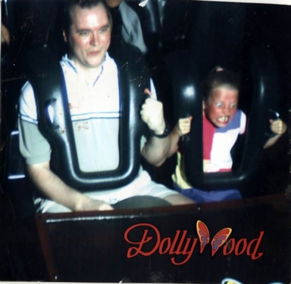 Intense Roller Coaster Ride funny picture