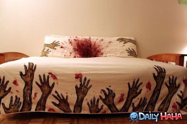 Dangerous Bed Set funny picture