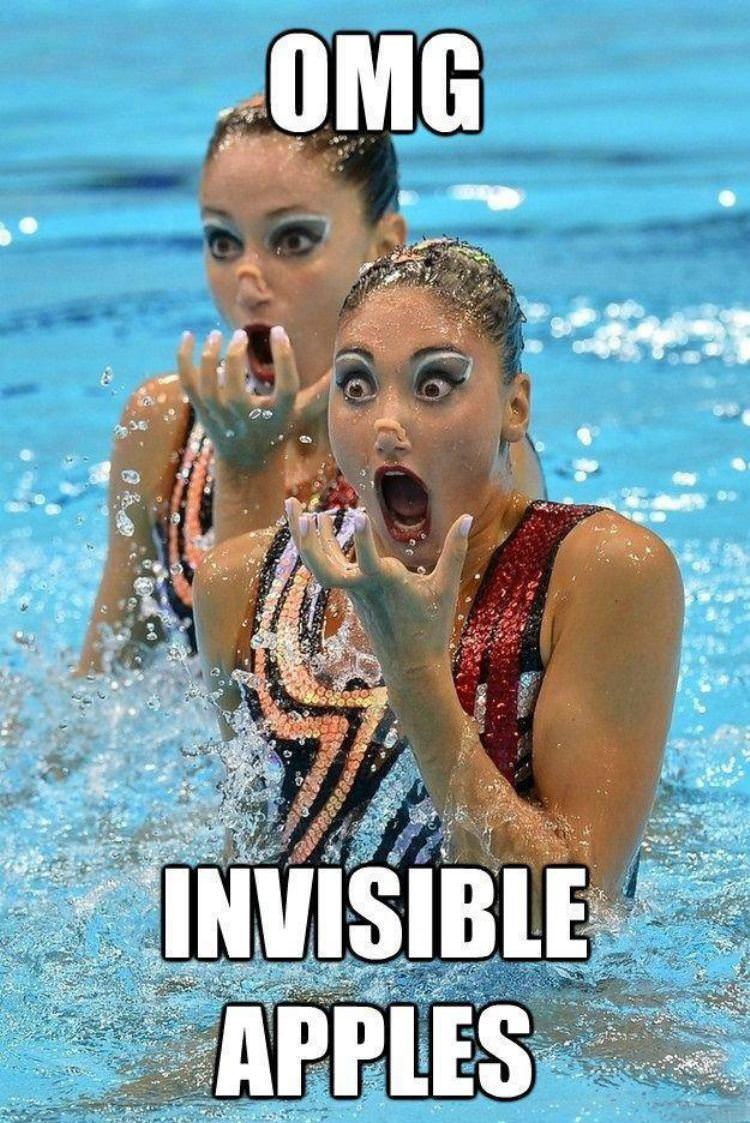 invisible-apples funny picture