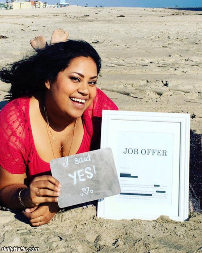 job offer funny picture