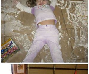 kids having fun and making a mess funny picture