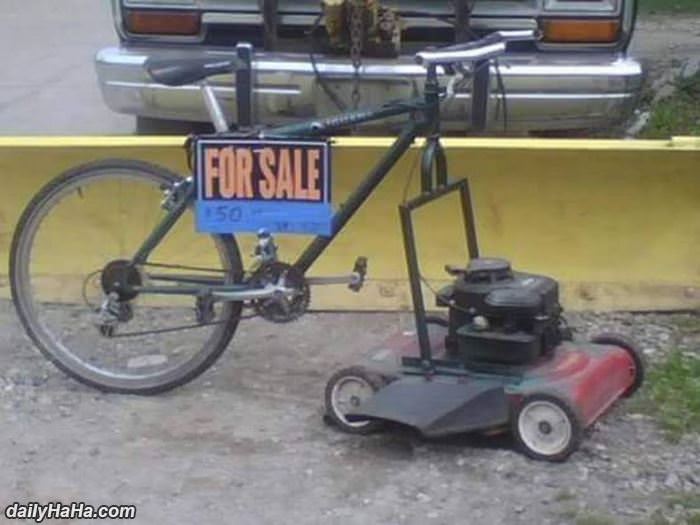 lawnmower for sale funny picture