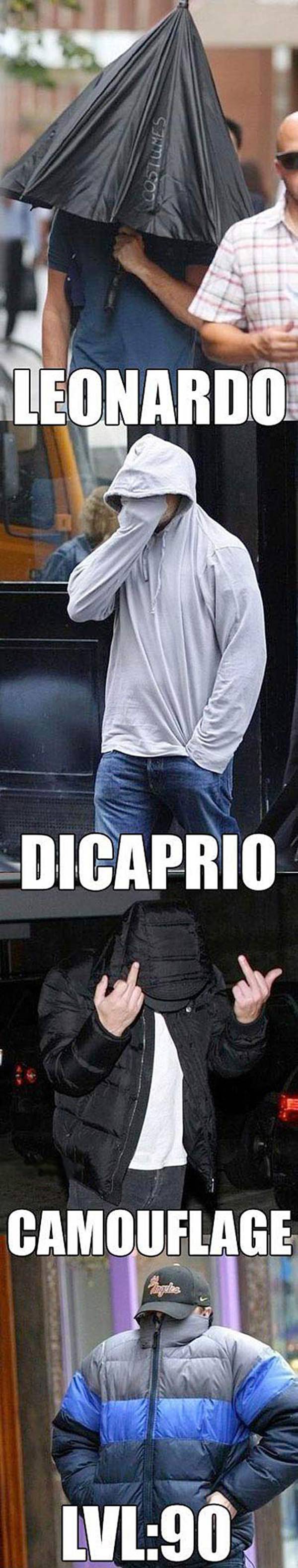 Leonardo Dicaprio in Stealth Mode funny picture