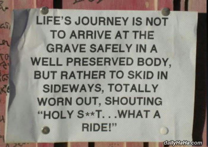 lifes journey funny picture
