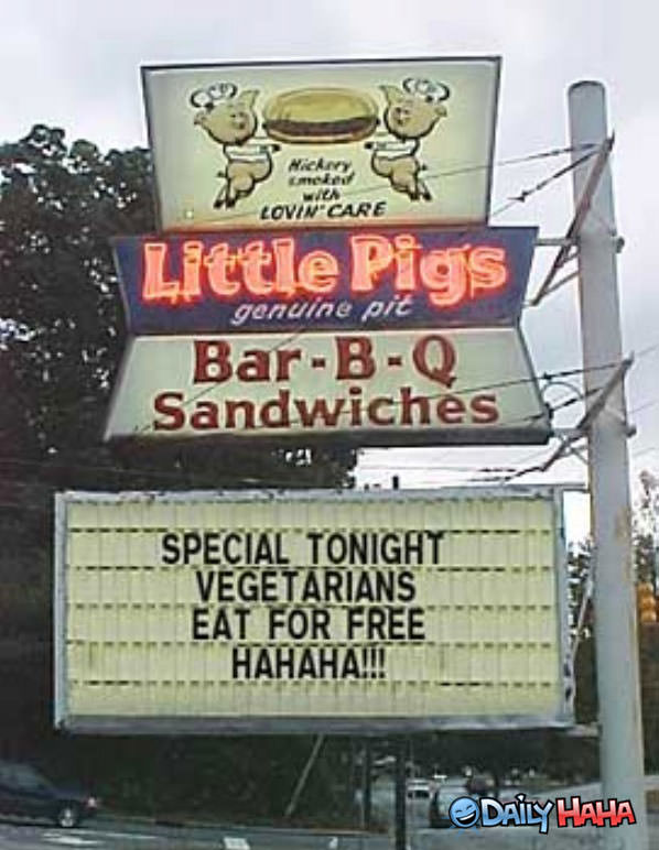 Little Pigs BBQ funny picture