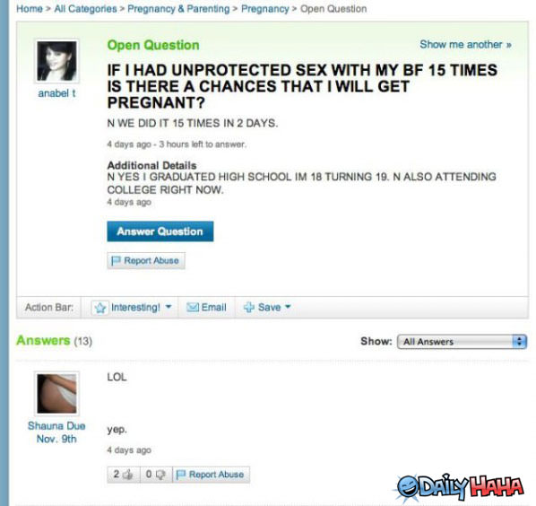 Unprotected Sex funny picture