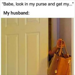 look in my purse