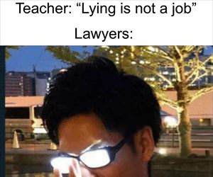 lying is not a job
