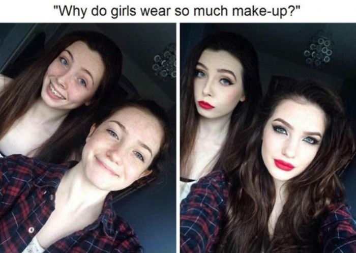makeup funny picture