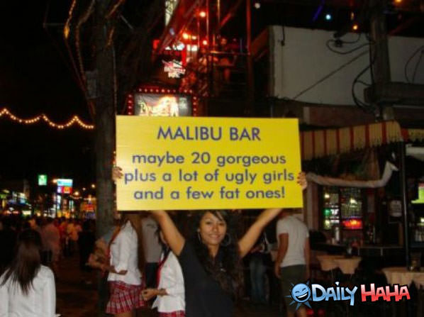 Malibu Bar funny picture