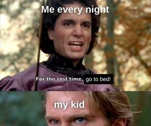 me every night