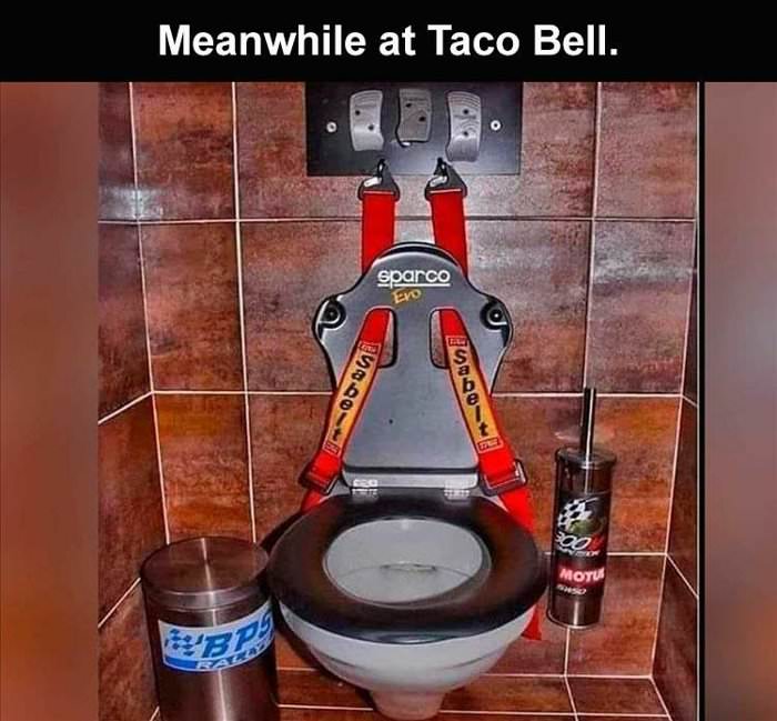 meanwhile at taco bell