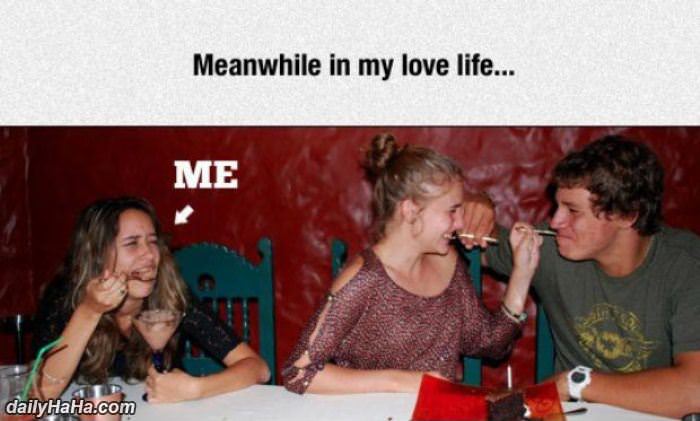 meanwhile in my love life funny picture