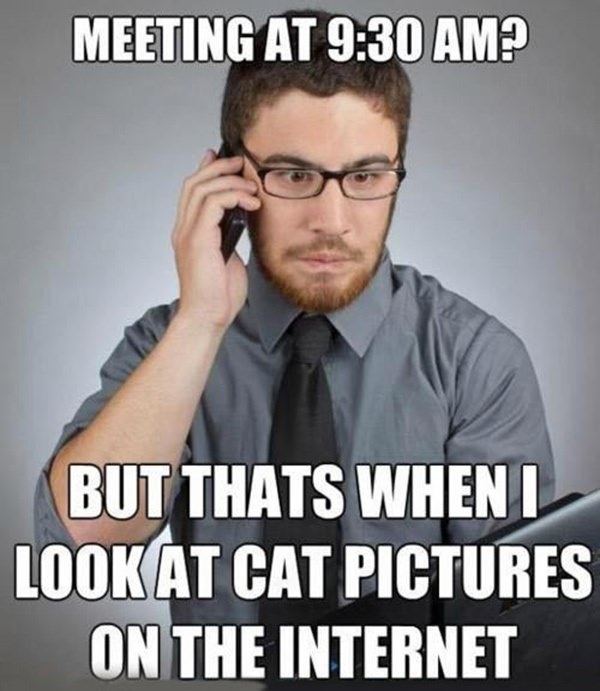 Meeting at 930 AM funny picture