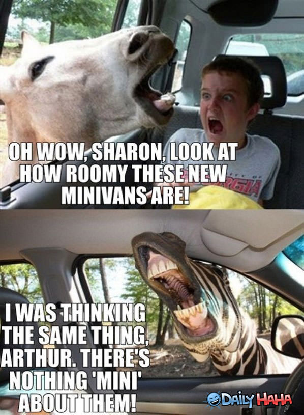 Minivans funny picture