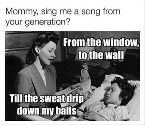 mommy sing me a song