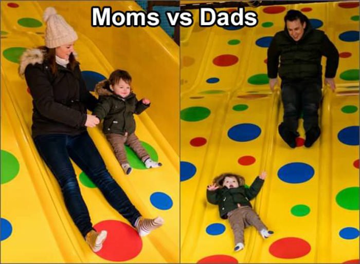 moms vs dads main difference