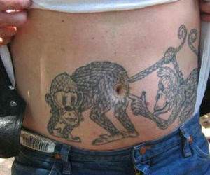 Monkey Butt Tattoo