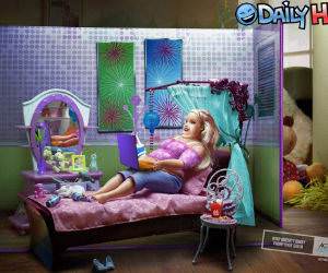Realistic Barbie funny picture