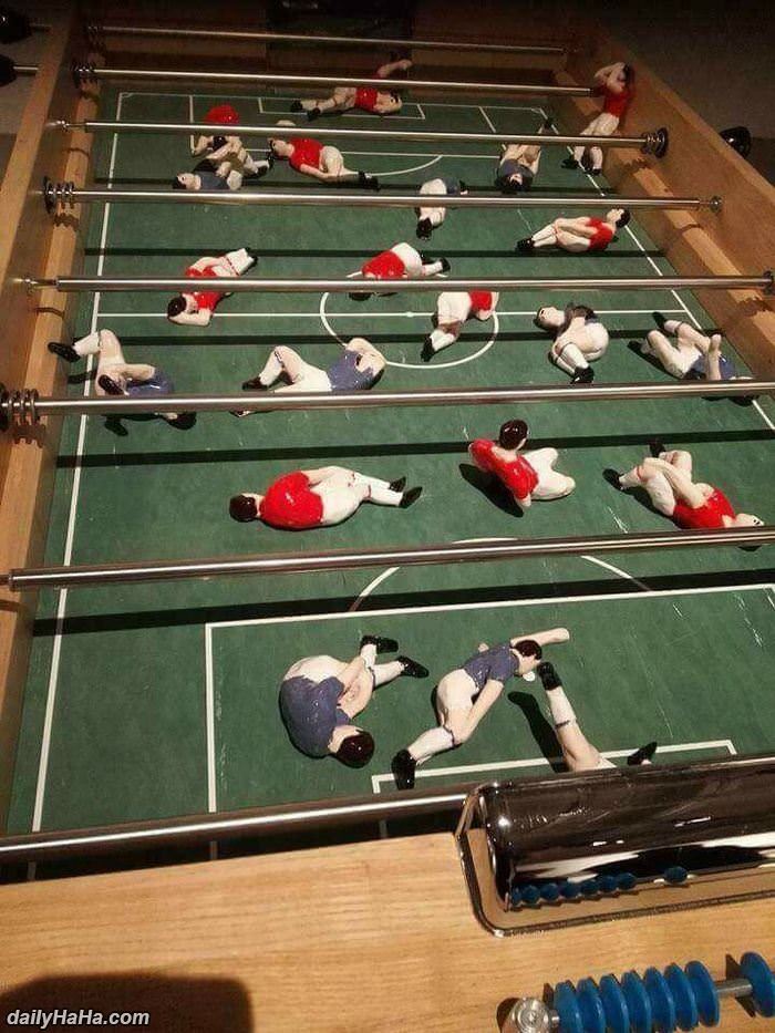 more realistic foosball funny picture