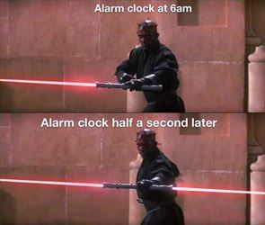 my alarm clocks
