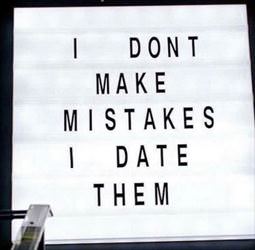 my mistakes