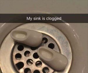 my sink is clogged