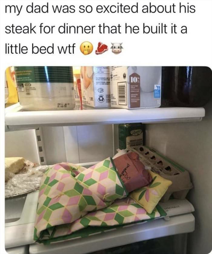 my steak dinner needs to rest