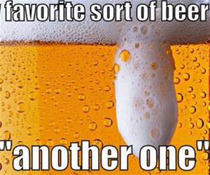 my favorite part of the beer funny picture