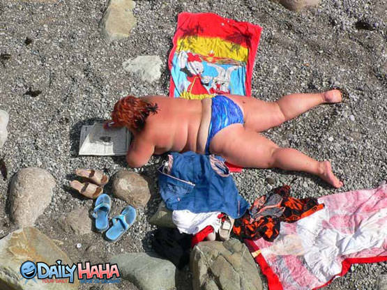 Beached Whale Tanning