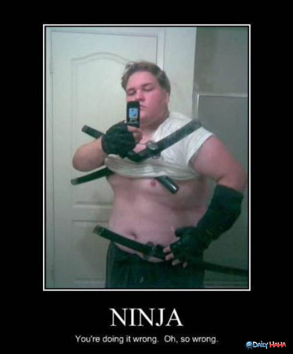 Ninja Dude funny picture
