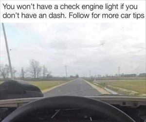 no check engine