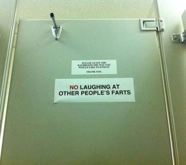 No Fart Laughing funny picture