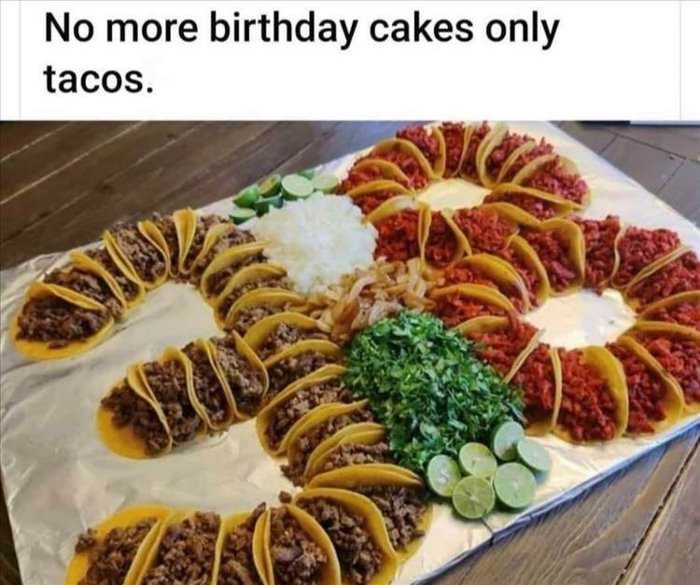 no more birthday cakes