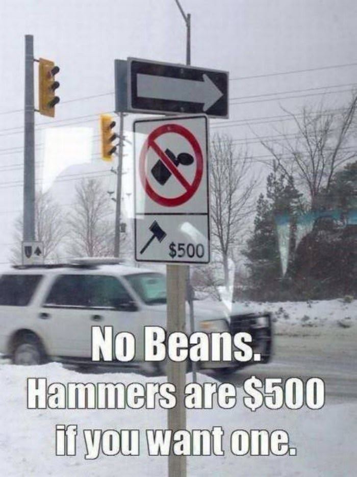 no beans funny picture