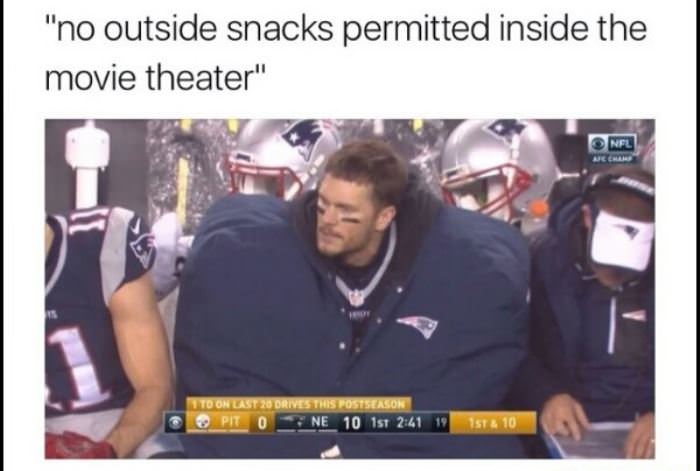 no outside snacks permitted funny picture