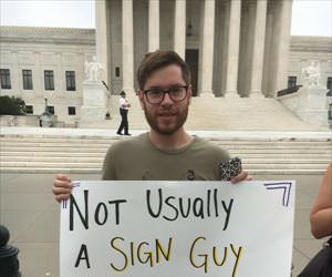 not a sign guy