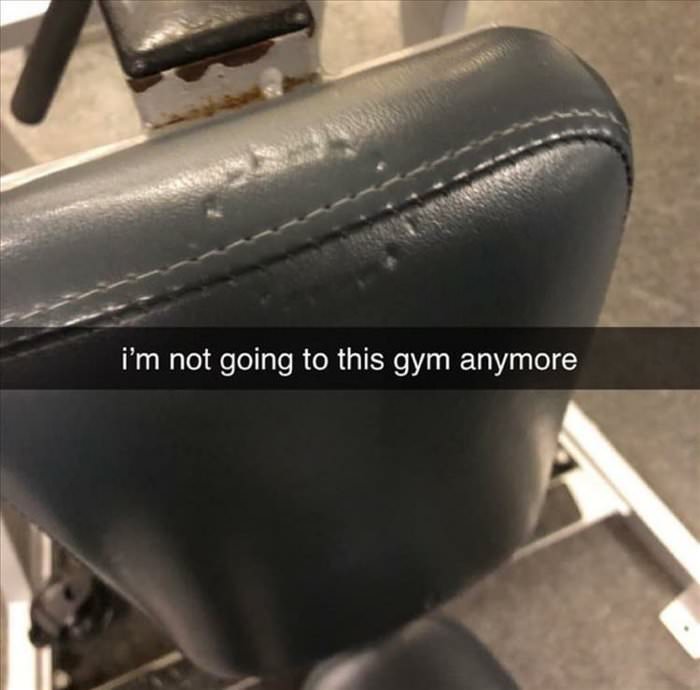 not going to this gym