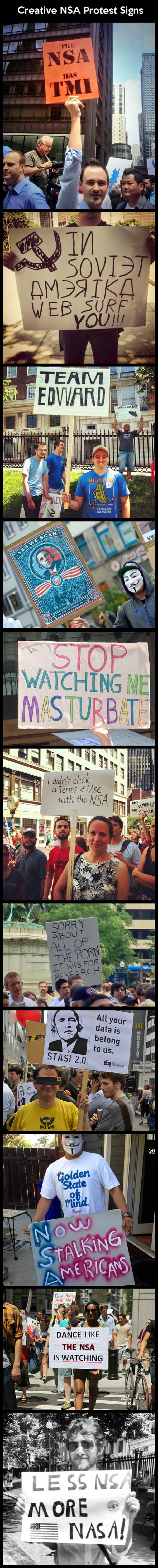 NSA Protesters funny picture