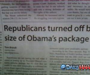 Obamas Package funny picture