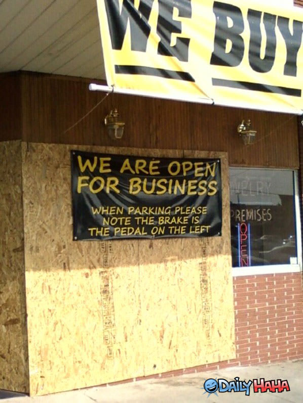 Open for Business funny picture