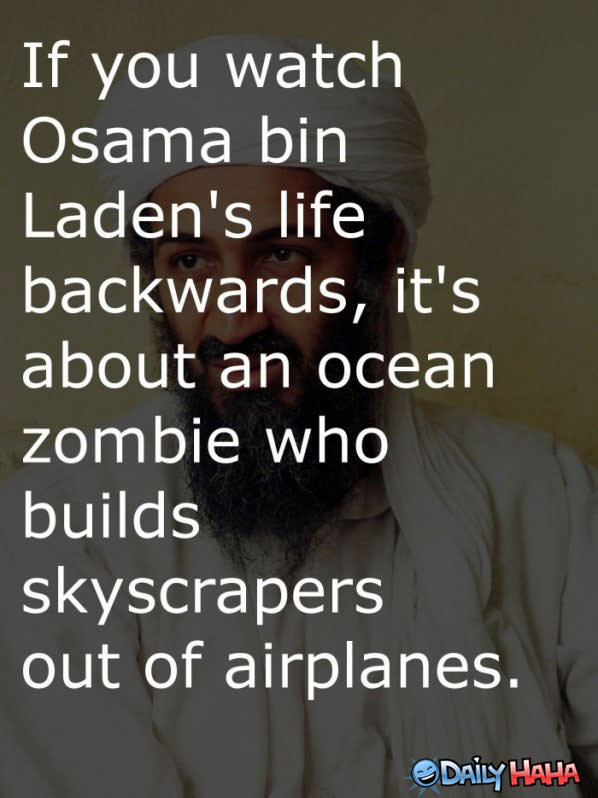 Backwards Osama funny picture
